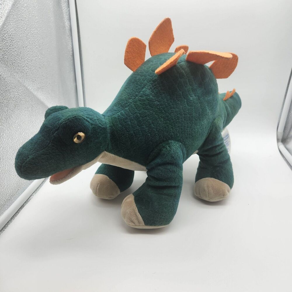 BAB Stegosaurus Dinosaur Realistic Eyes Visible Scales Medium